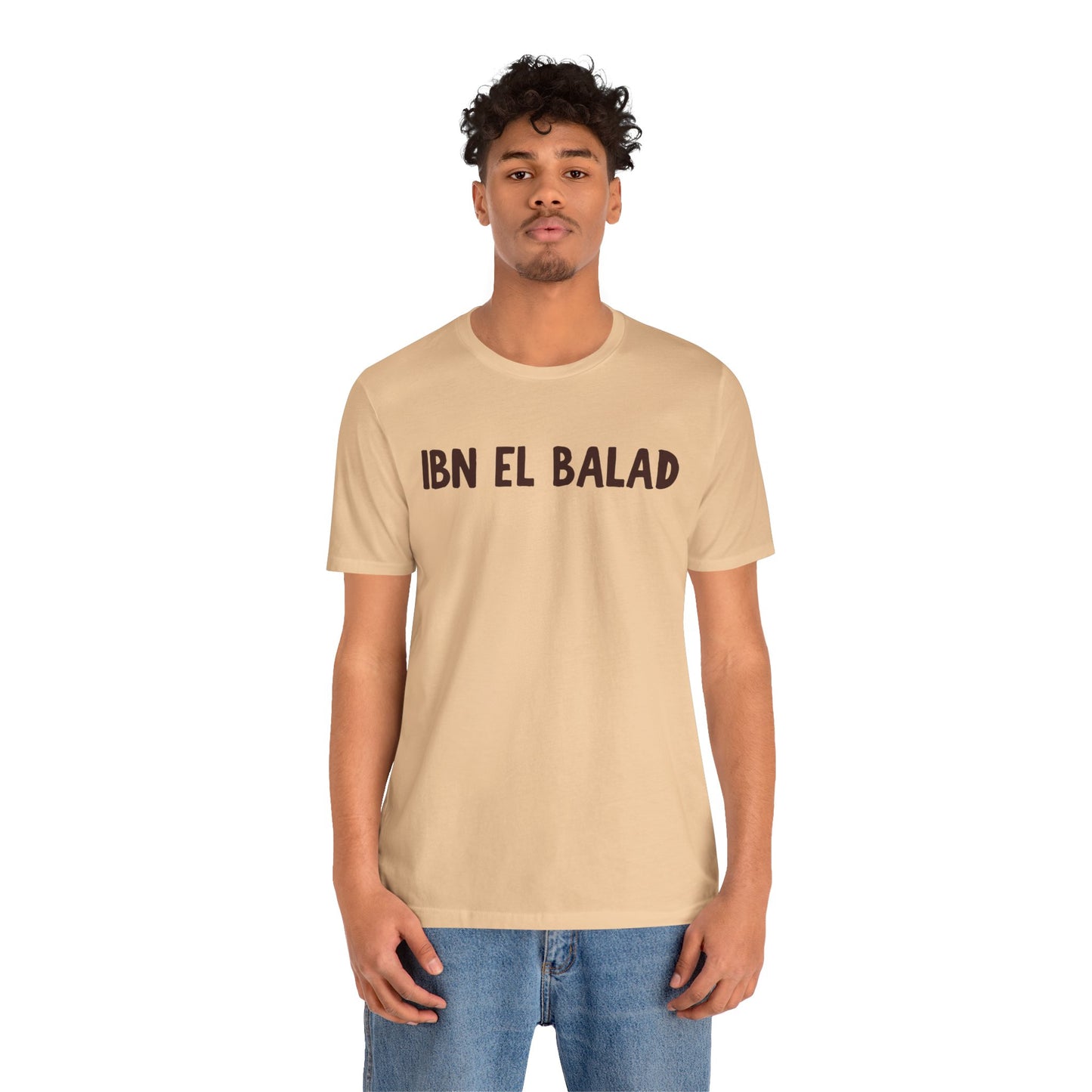 'Ibn El Balad' 'Son of the Land' Jersey Cotton Jersey Tee | Arab Hyphenated™ Staple