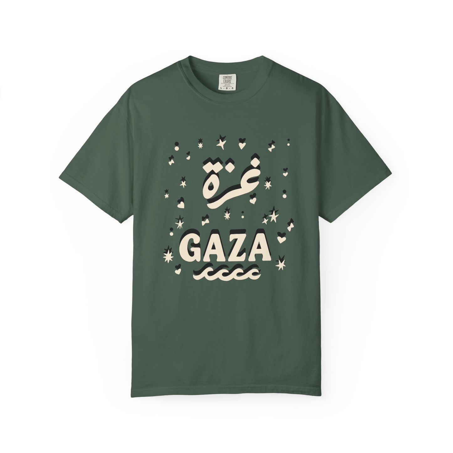 "Starry Night in Gaza" (Arabic and English) Unisex T-Shirt