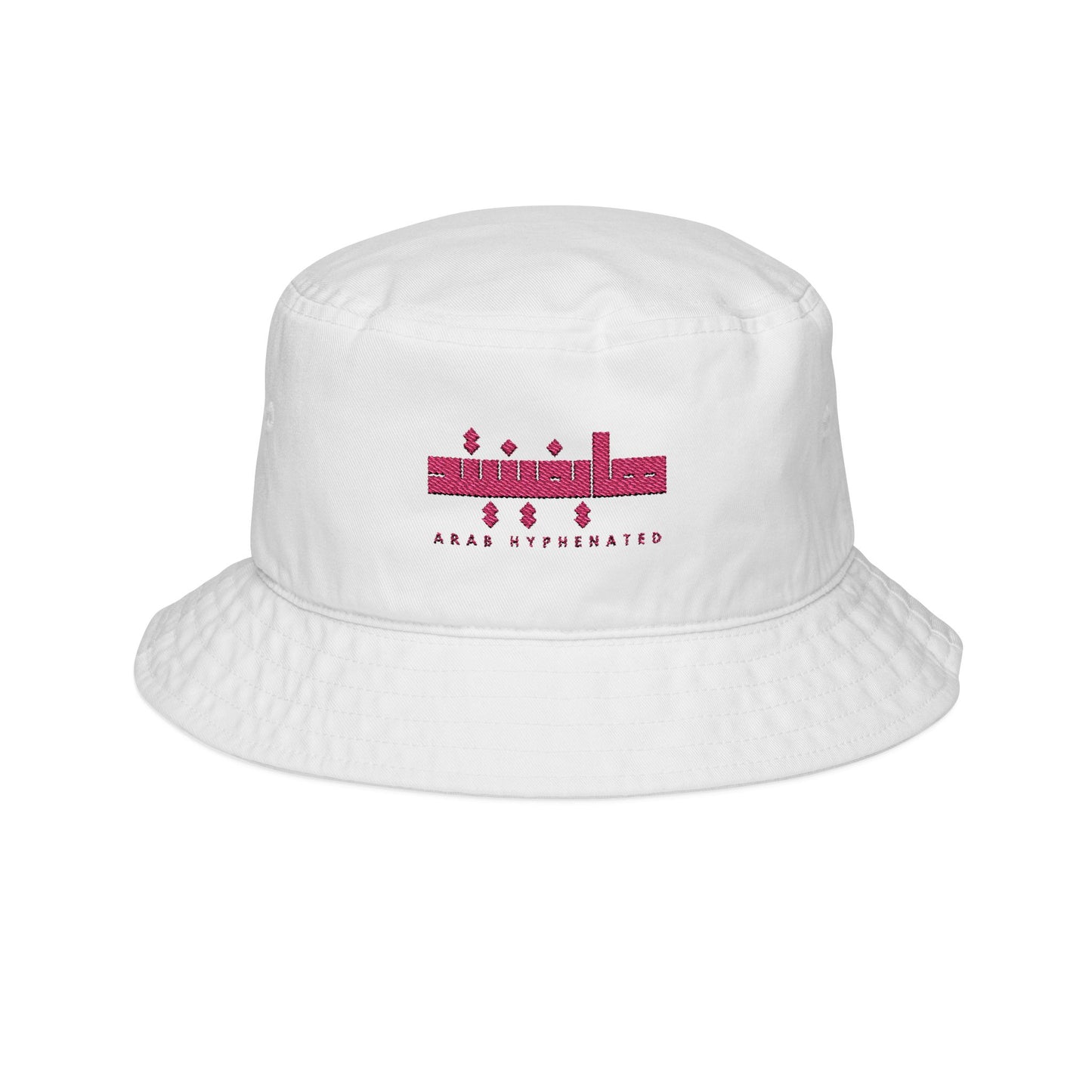 Arab Hyphenated Logo Embroidered Bucket Hat