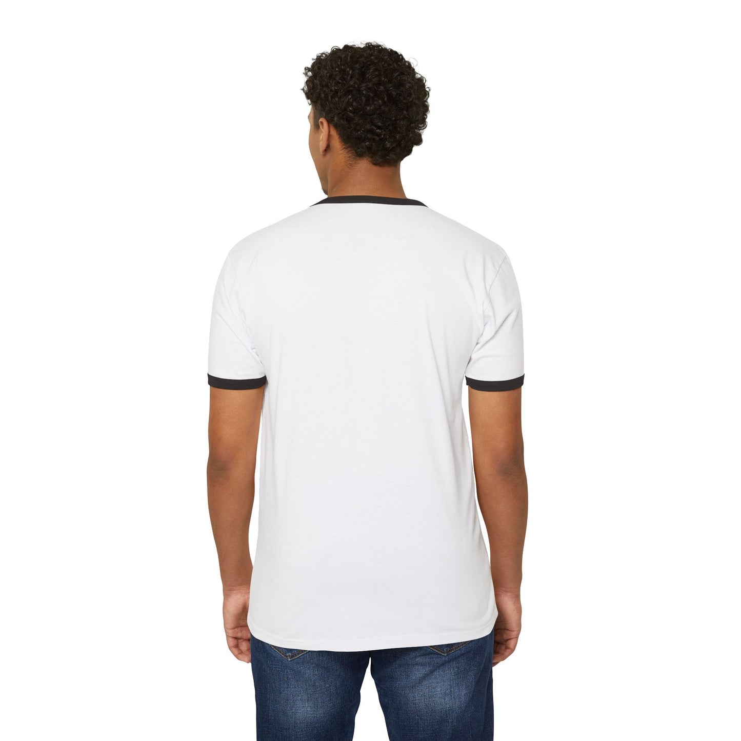 Minimalist 'Ancestors, Not Aliens' Unisex Cotton Ringer Tee | Alien Nation™