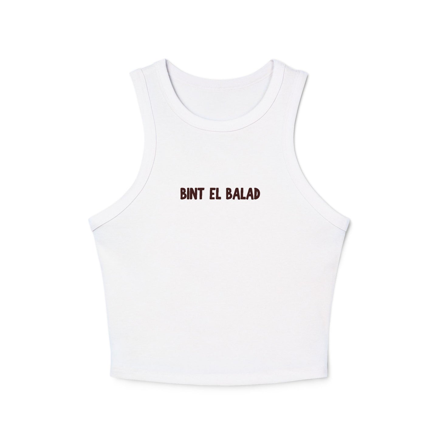 'Bint el Balad' 'Daughter of the Land' | Women's Racer Tank Top | Arab Hyphenated™ Staple