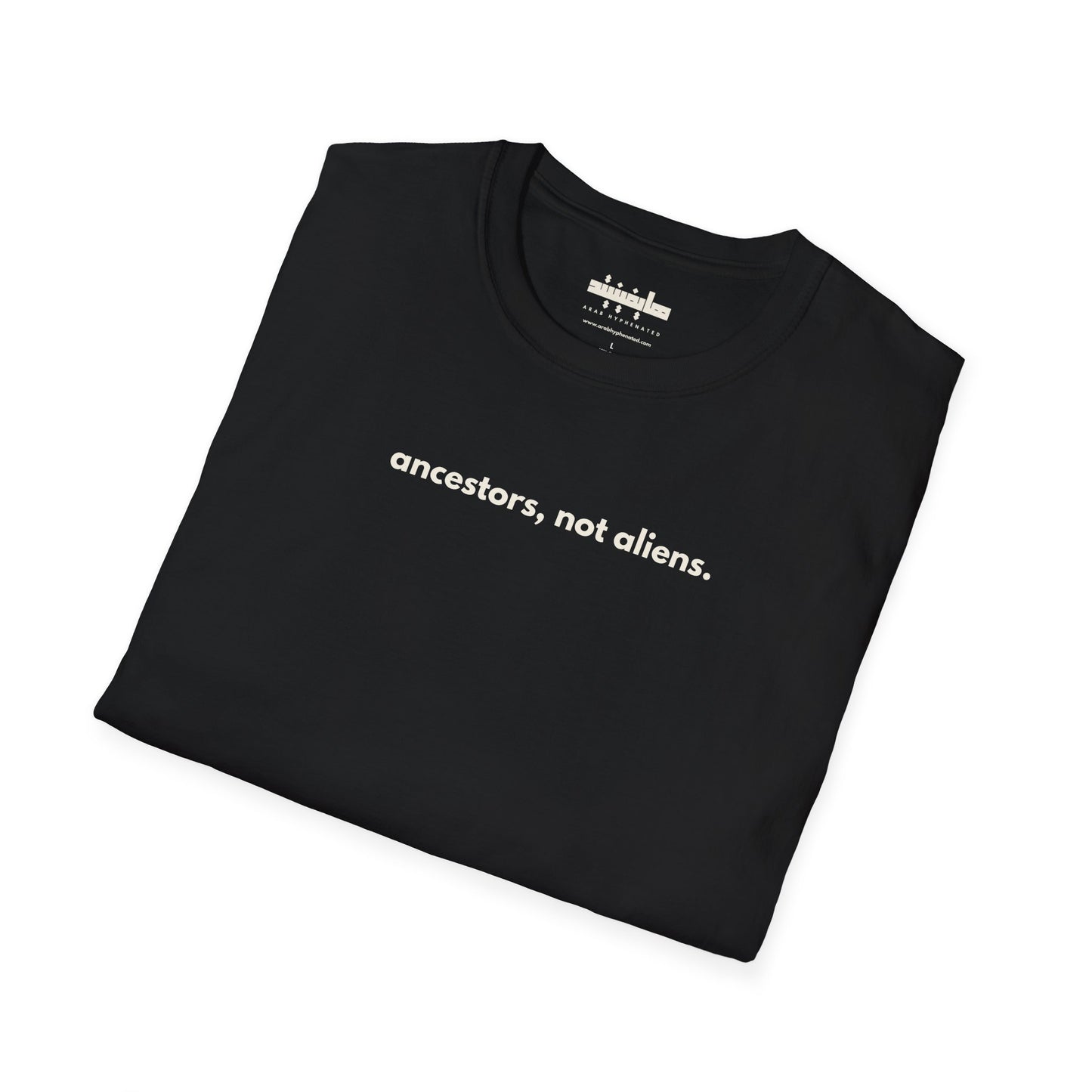 'Not Alien' Ancestor Tribute Heritage Cotton T-Shirt, Unisex | Syrian Immigrant, Ellis Island, 1926