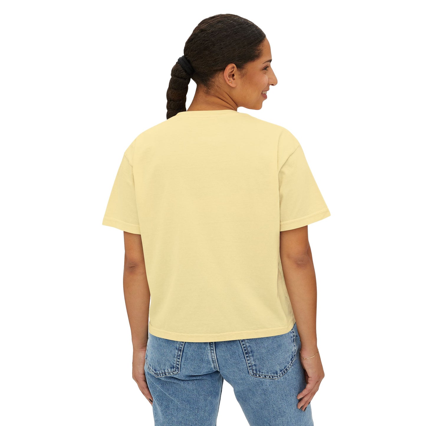 Boxy Organic Women’s Tee | 'Arab Hyphenated' Logo
