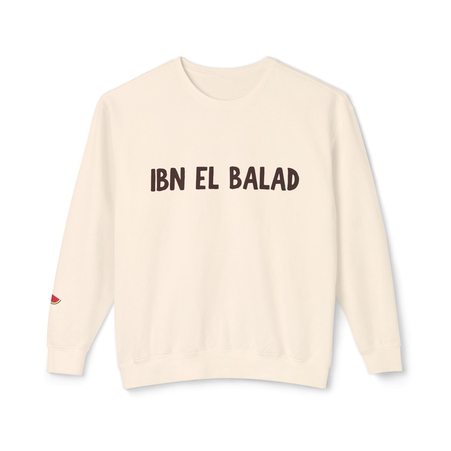 'Ibn El Balad' | 'Son of the Land' | Unisex Lightweight Crewneck | Light Colors