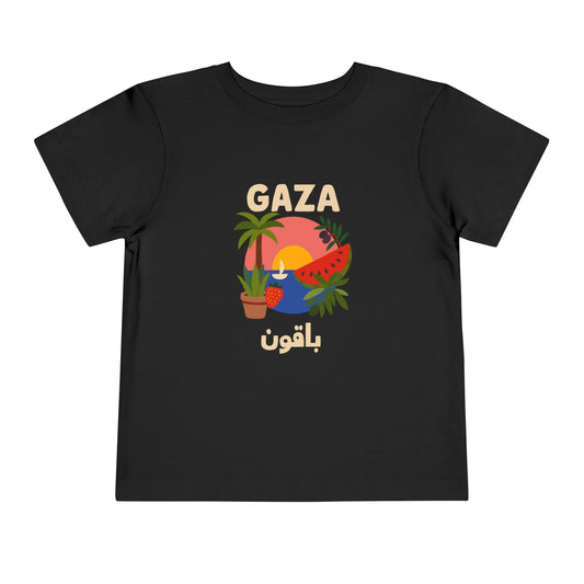 Gaza Will Bloom Again Unisex Cotton Heritage Tee | Kids 2-5T