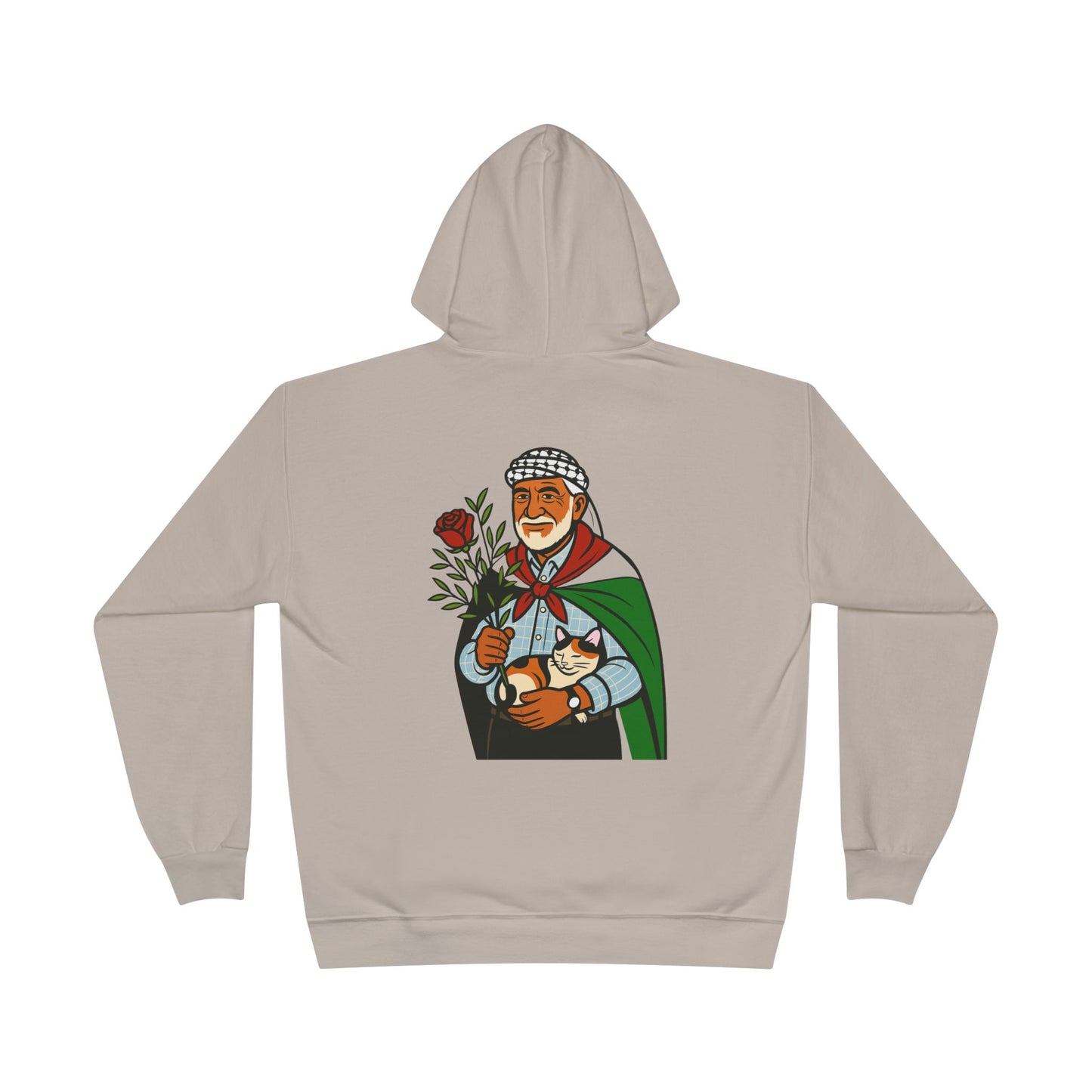 'We Remain', Palestine Ancenstoral Tribute | Eco Unisex Hoodie Sweatshirt (2 Sided Print)