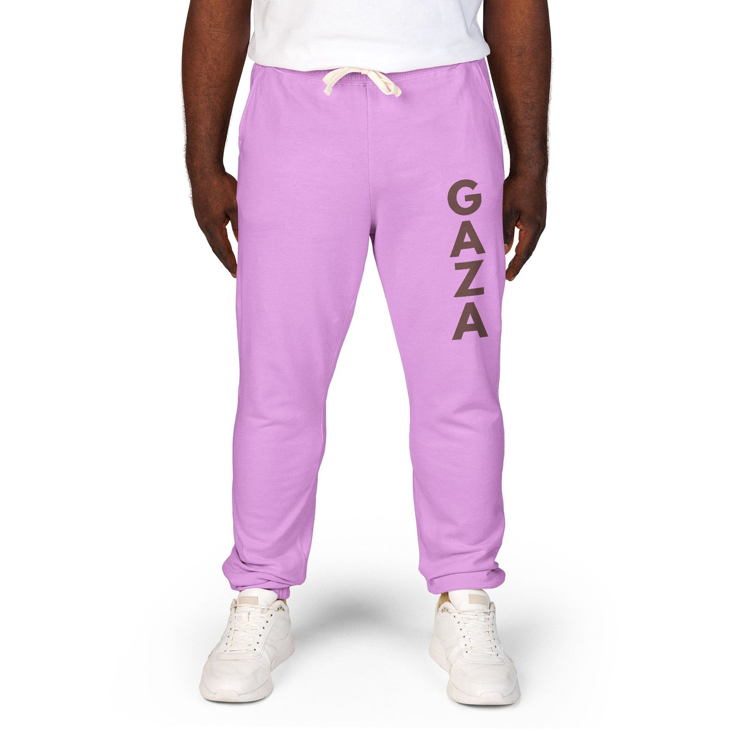 Joggers for Gaza – Unisex Cotton Fleece Sweatpants for Comfort & Solidarity