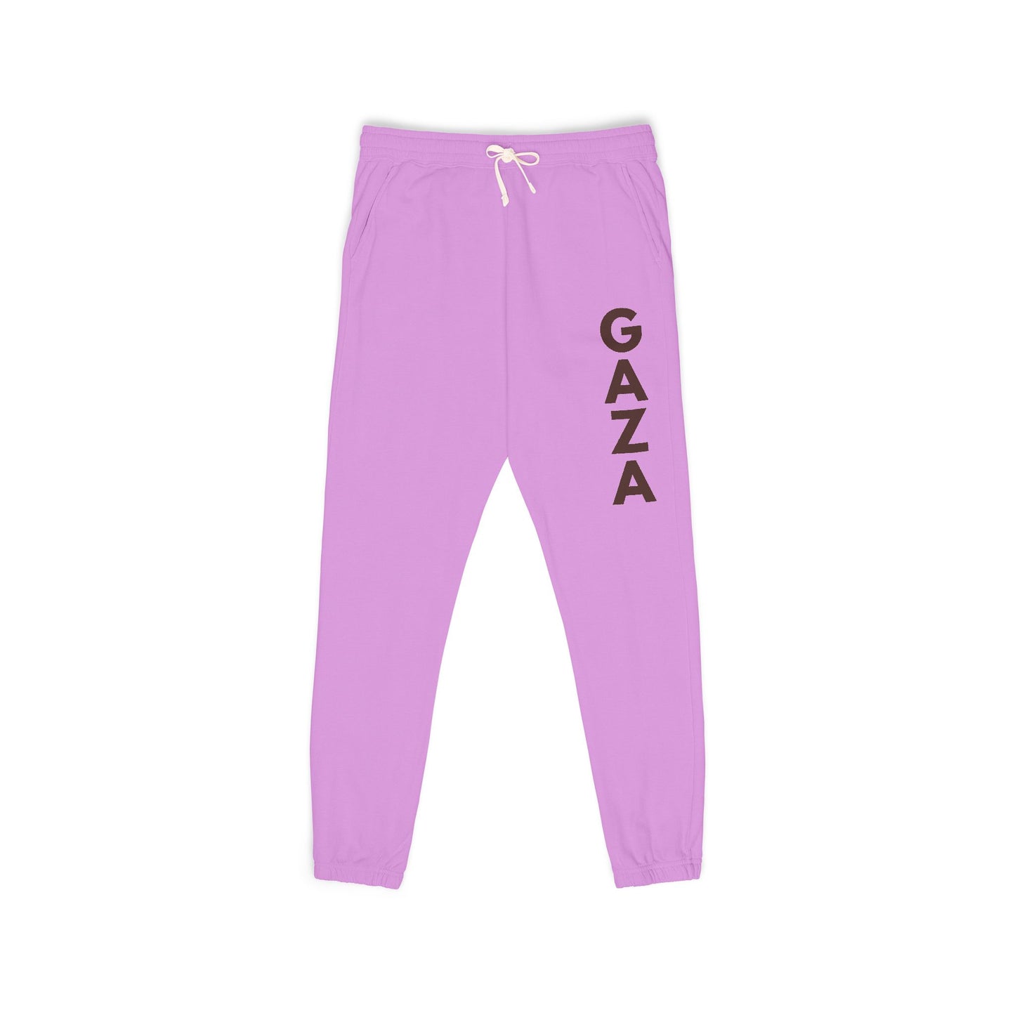 Joggers for Gaza – Unisex Cotton Fleece Sweatpants for Comfort & Solidarity