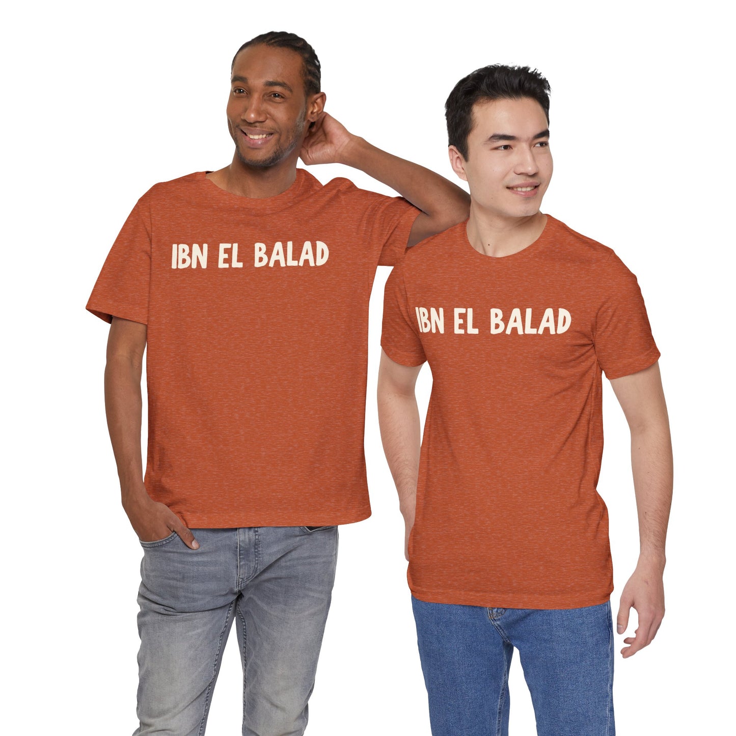 'Ibn El Balad' 'Son of the Land' Jersey Cotton Jersey Tee | Arab Hyphenated™ Staple