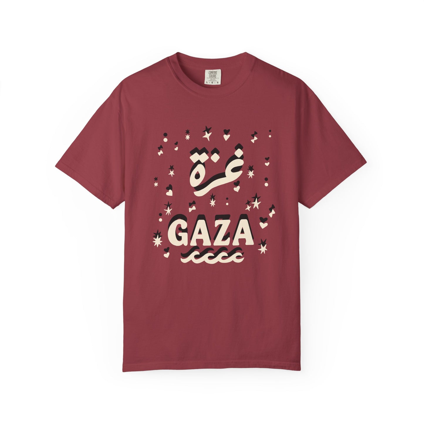 "Starry Night in Gaza" (Arabic and English) Unisex T-Shirt