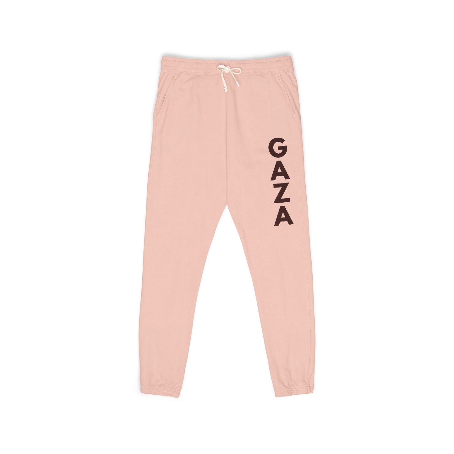 Joggers for Gaza – Unisex Cotton Fleece Sweatpants for Comfort & Solidarity