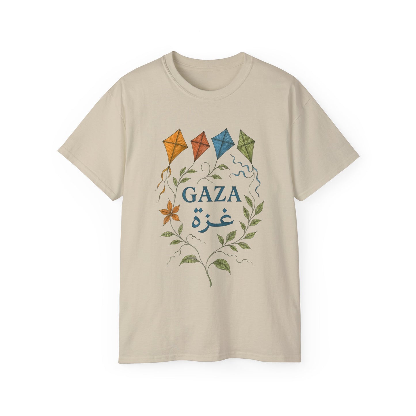 'Kites for Humanity' | Unisex Cotton Heritage Tee