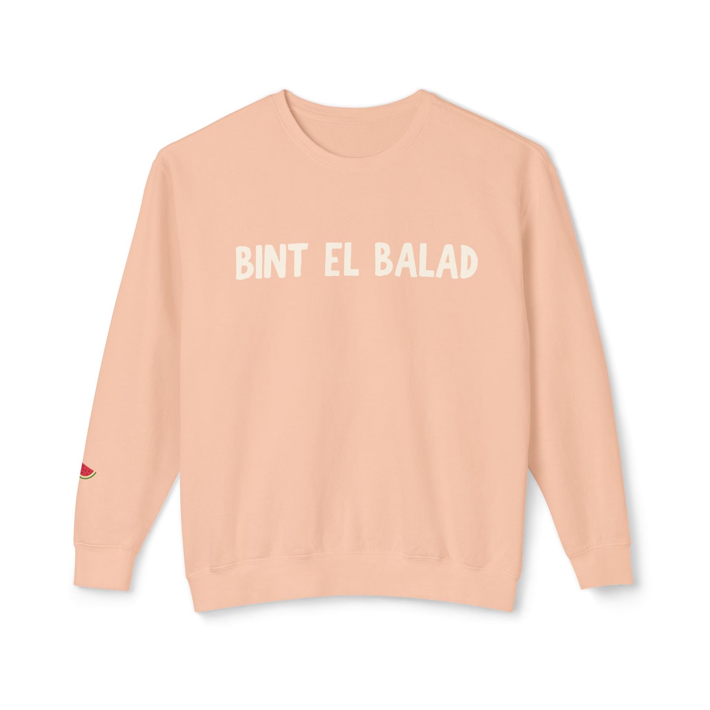'Bint El Balad' | 'Daughter of the Land' | Cotton Lightweight Sweatshirt | Arab Hyphenated