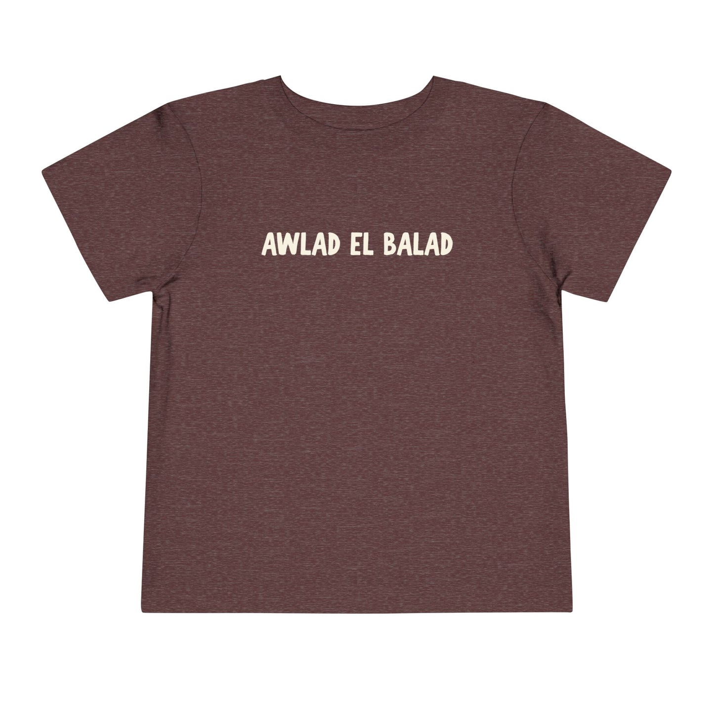 'Awlad El Balad' 'Children of the Land' Toddler Tee | Arab Hyphenated™ Staple