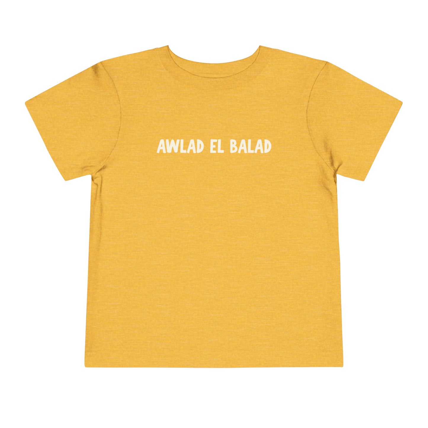 'Awlad El Balad' 'Children of the Land' Toddler Tee | Arab Hyphenated™ Staple