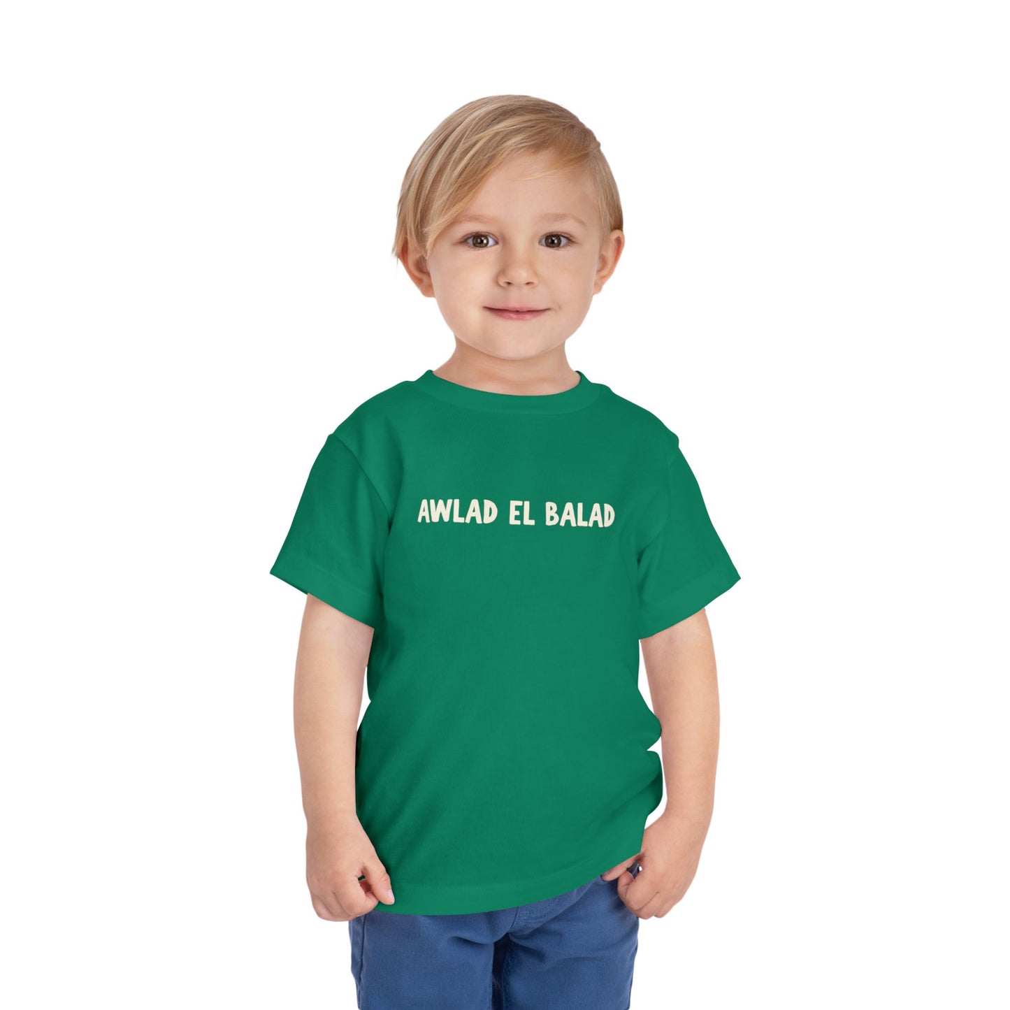 'Awlad El Balad' 'Children of the Land' Toddler Tee | Arab Hyphenated™ Staple