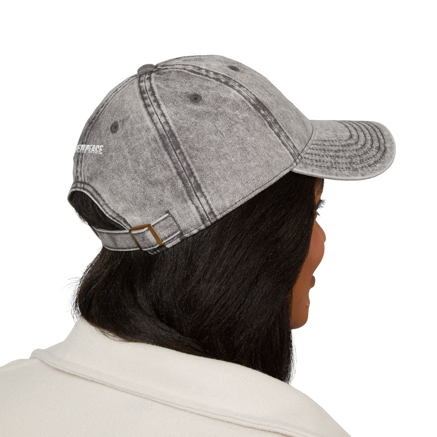 'Alien Nation. We come in peace.' Embroidered Vintage Heritage Ball Cap (2-Sided Print)