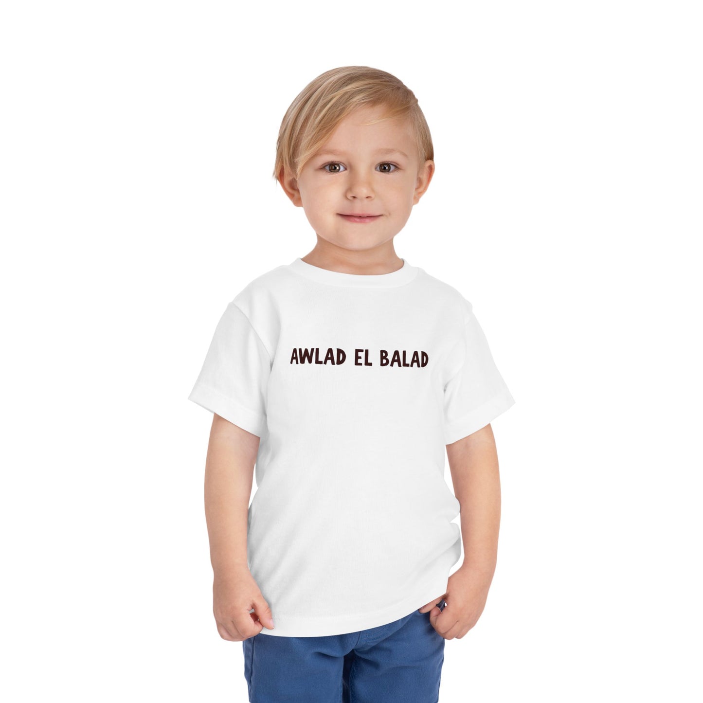 'Awlad El Balad' 'Children of the Land' Toddler Tee | Arab Hyphenated™ Staple