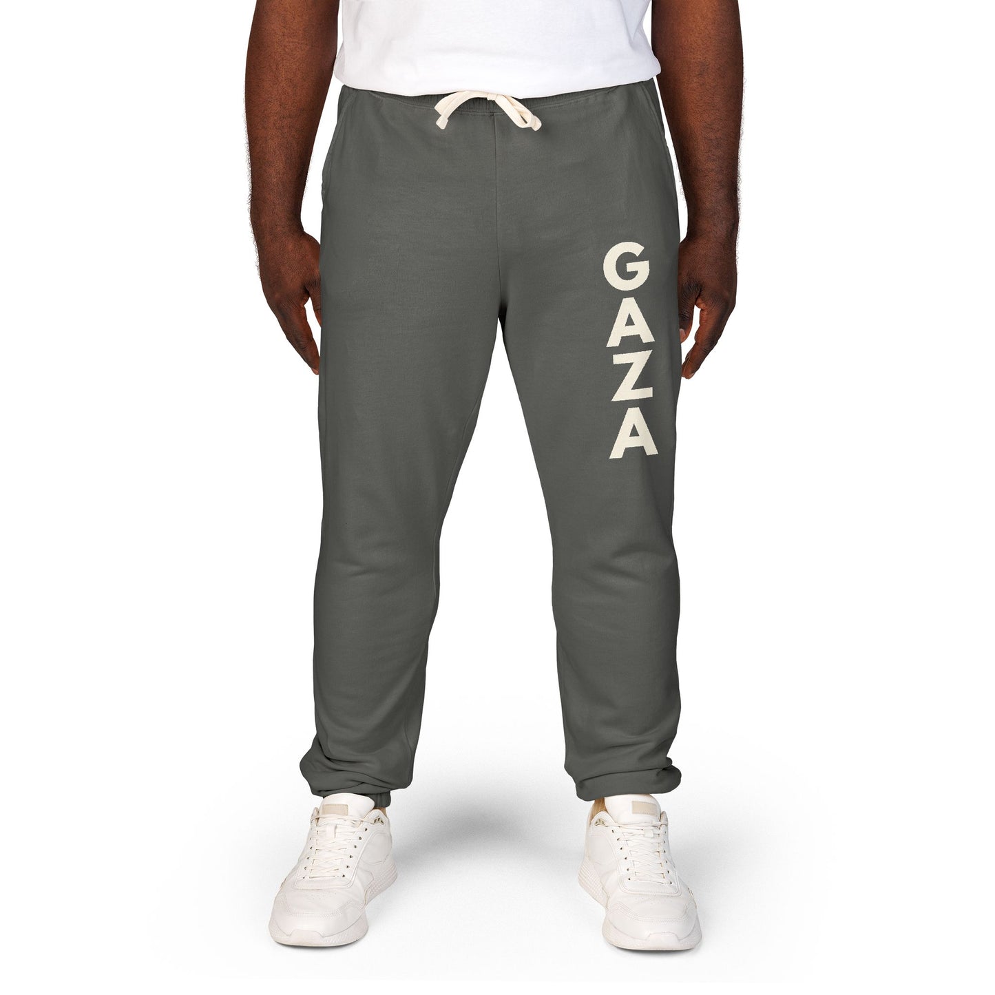 Joggers for Gaza – Unisex Cotton Fleece Sweatpants for Comfort & Solidarity
