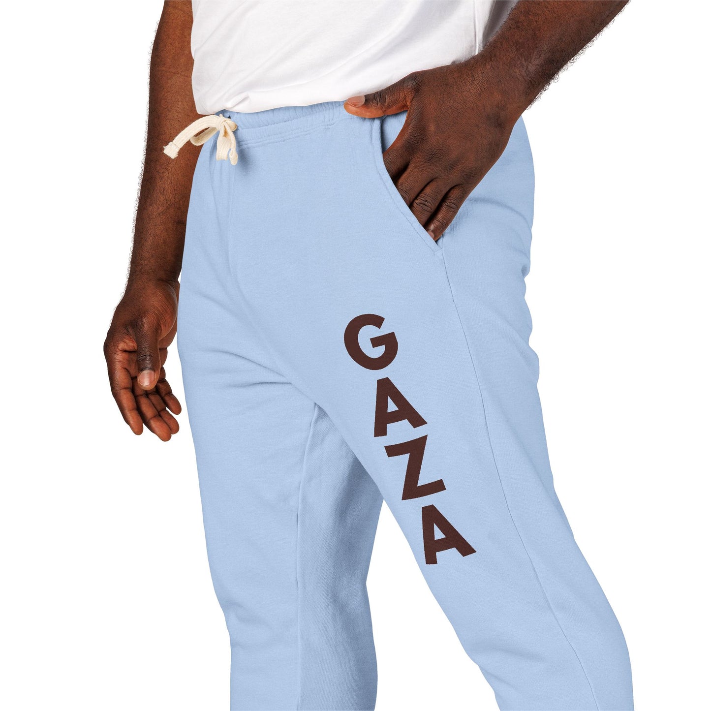 Joggers for Gaza – Unisex Cotton Fleece Sweatpants for Comfort & Solidarity