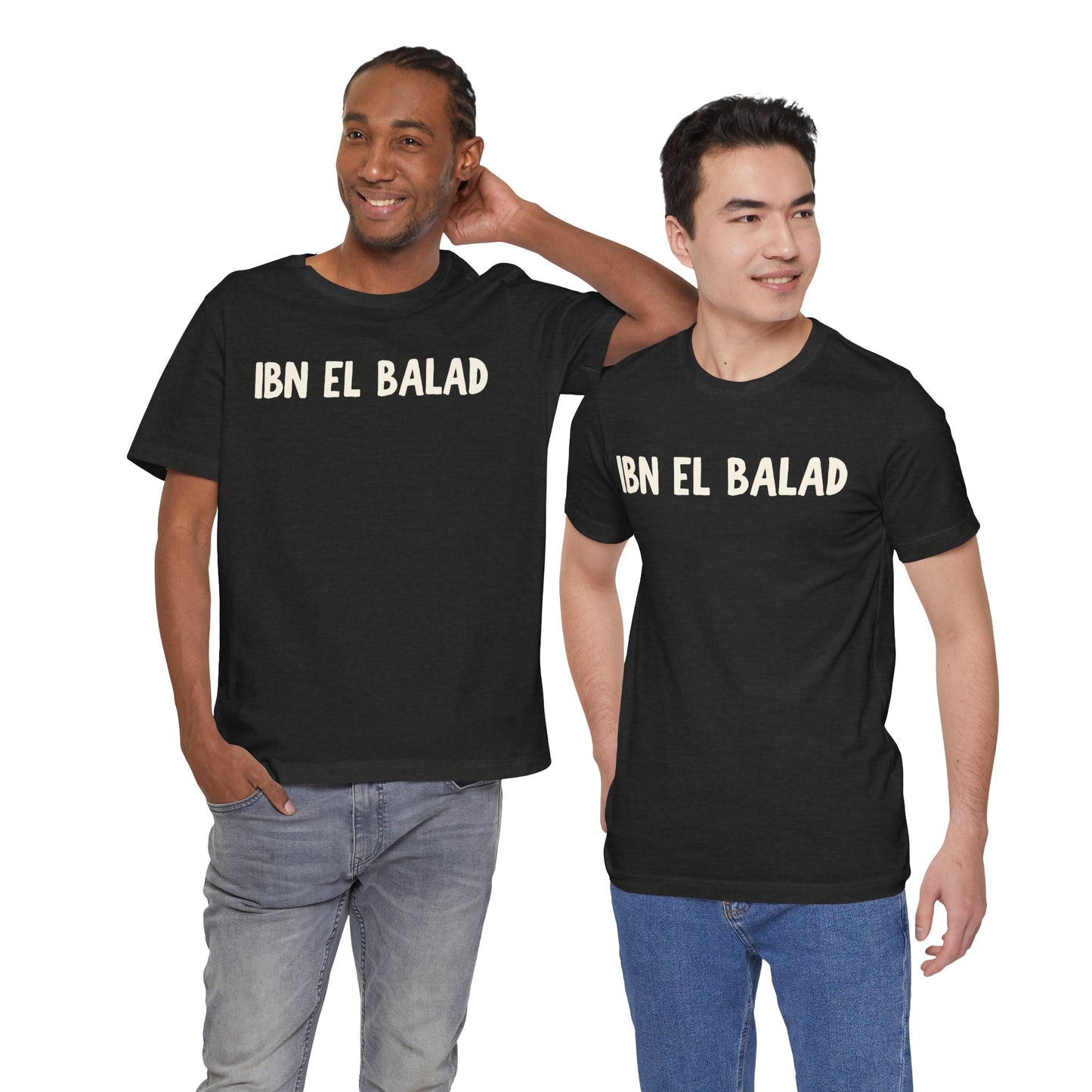 'Ibn El Balad' 'Son of the Land' Jersey Cotton Jersey Tee | Arab Hyphenated™ Staple