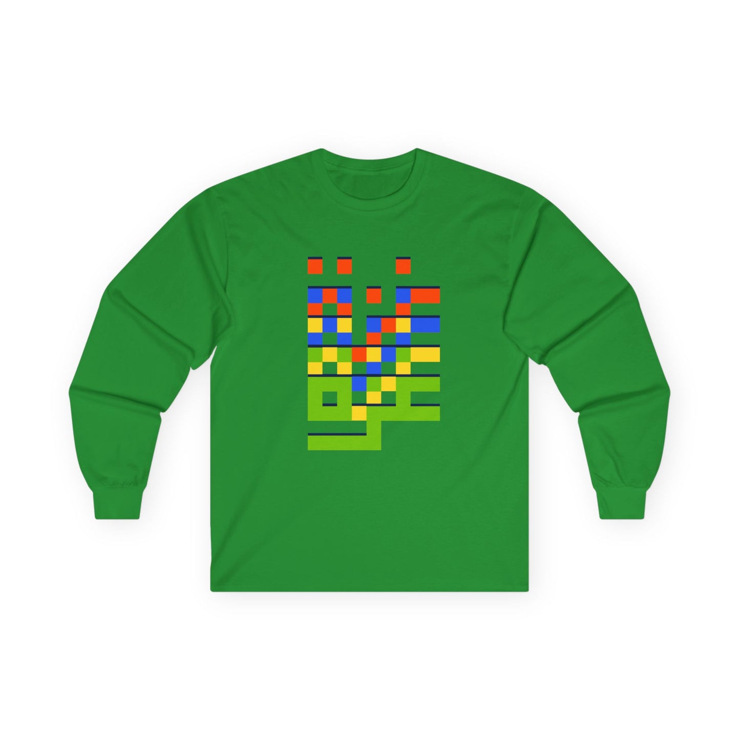 Gaza in Color and Pixels | Unisex Eco-friendly Long Sleeve T-Shirt