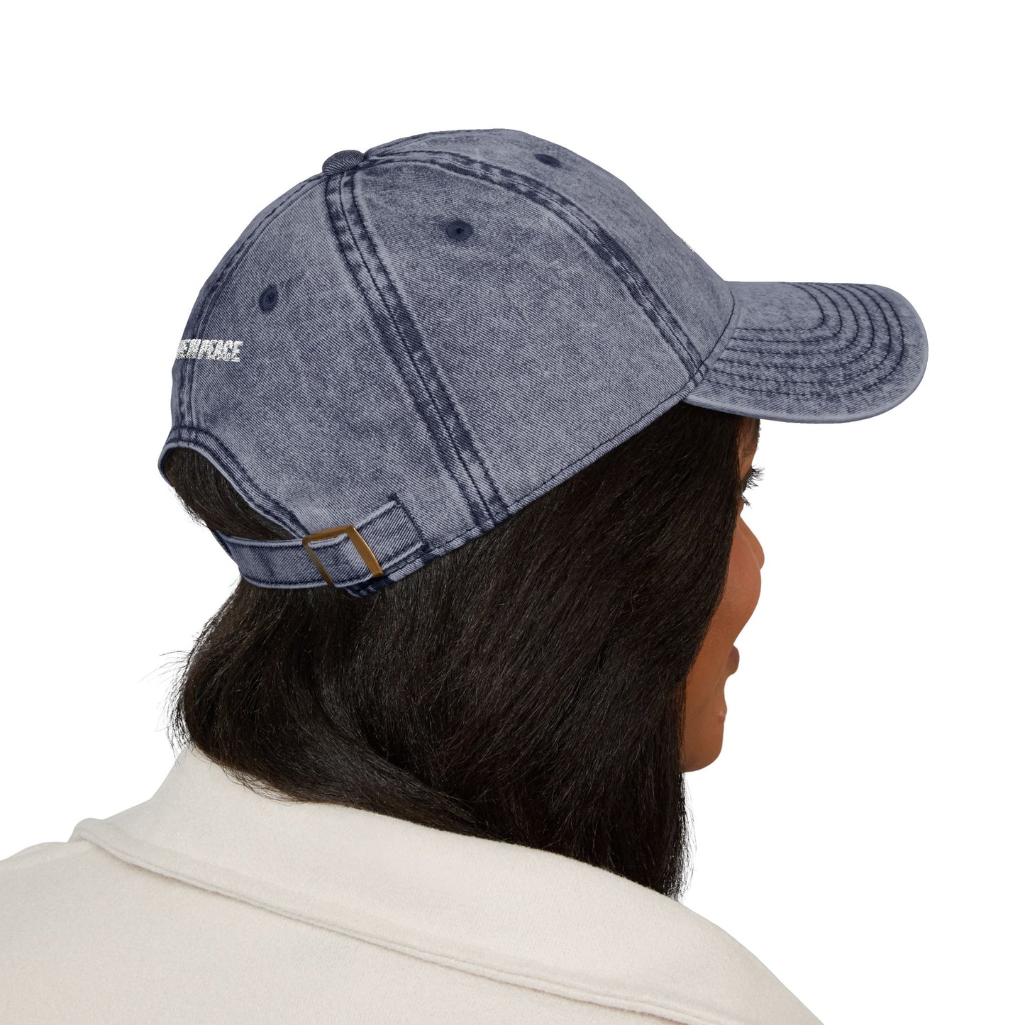 'Alien Nation. We come in peace.' Embroidered Vintage Heritage Ball Cap (2-Sided Print)