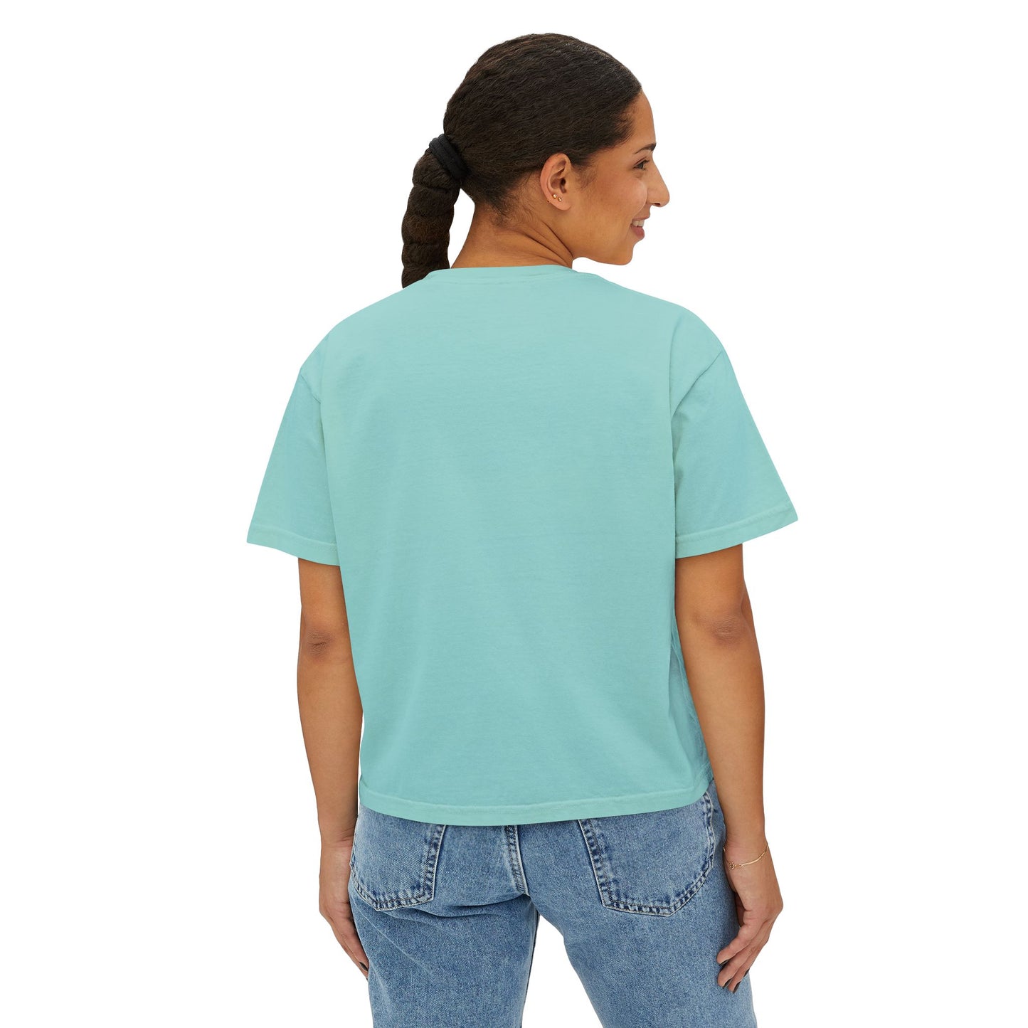 Boxy Organic Women’s Tee | 'Arab Hyphenated' Logo