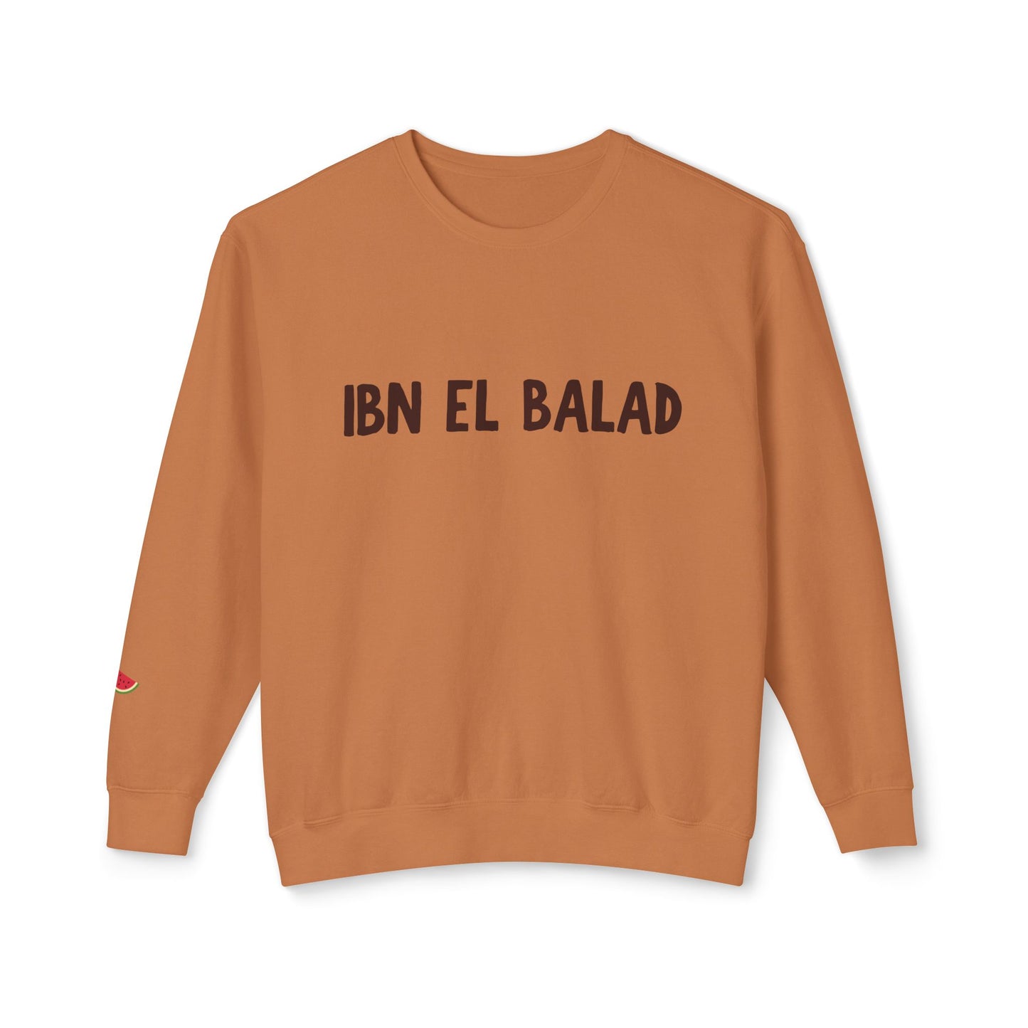 'Ibn El Balad' | 'Son of the Land' | Unisex Lightweight Crewneck | Light Colors