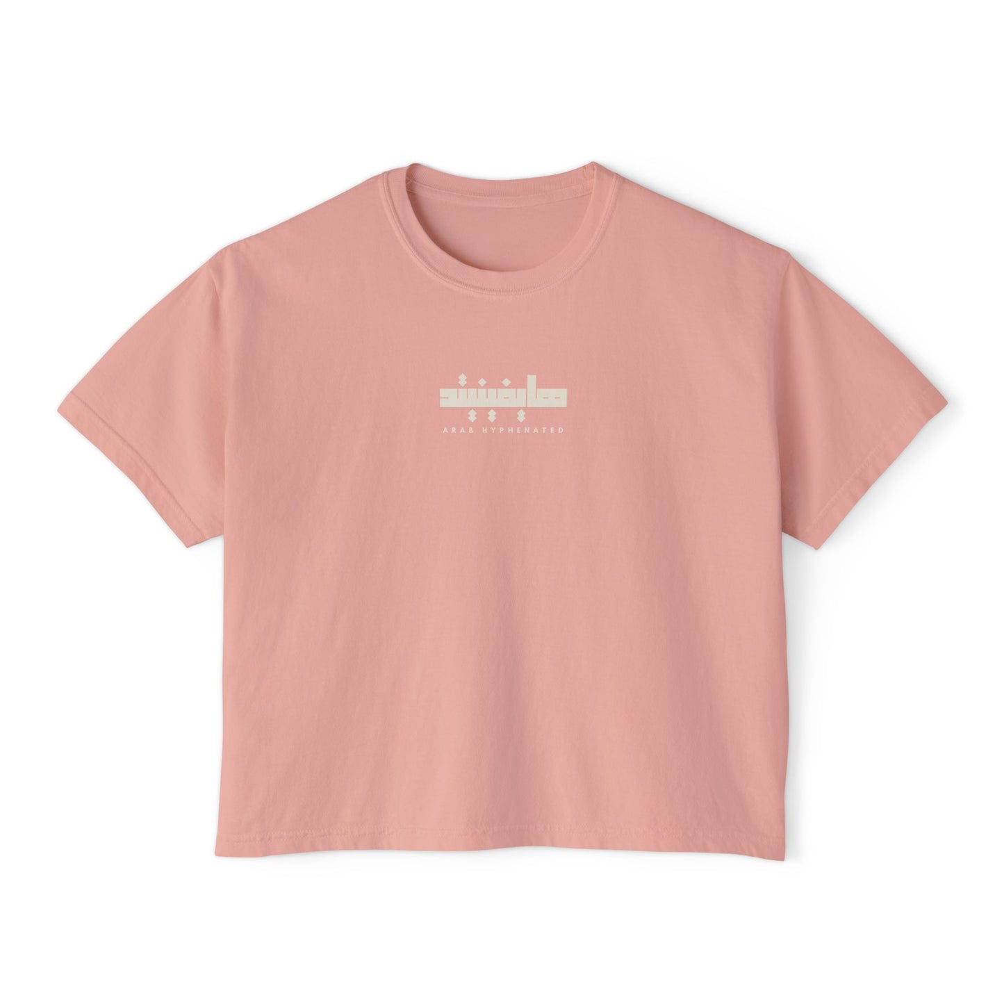 Boxy Organic Women’s Tee | 'Arab Hyphenated' Logo