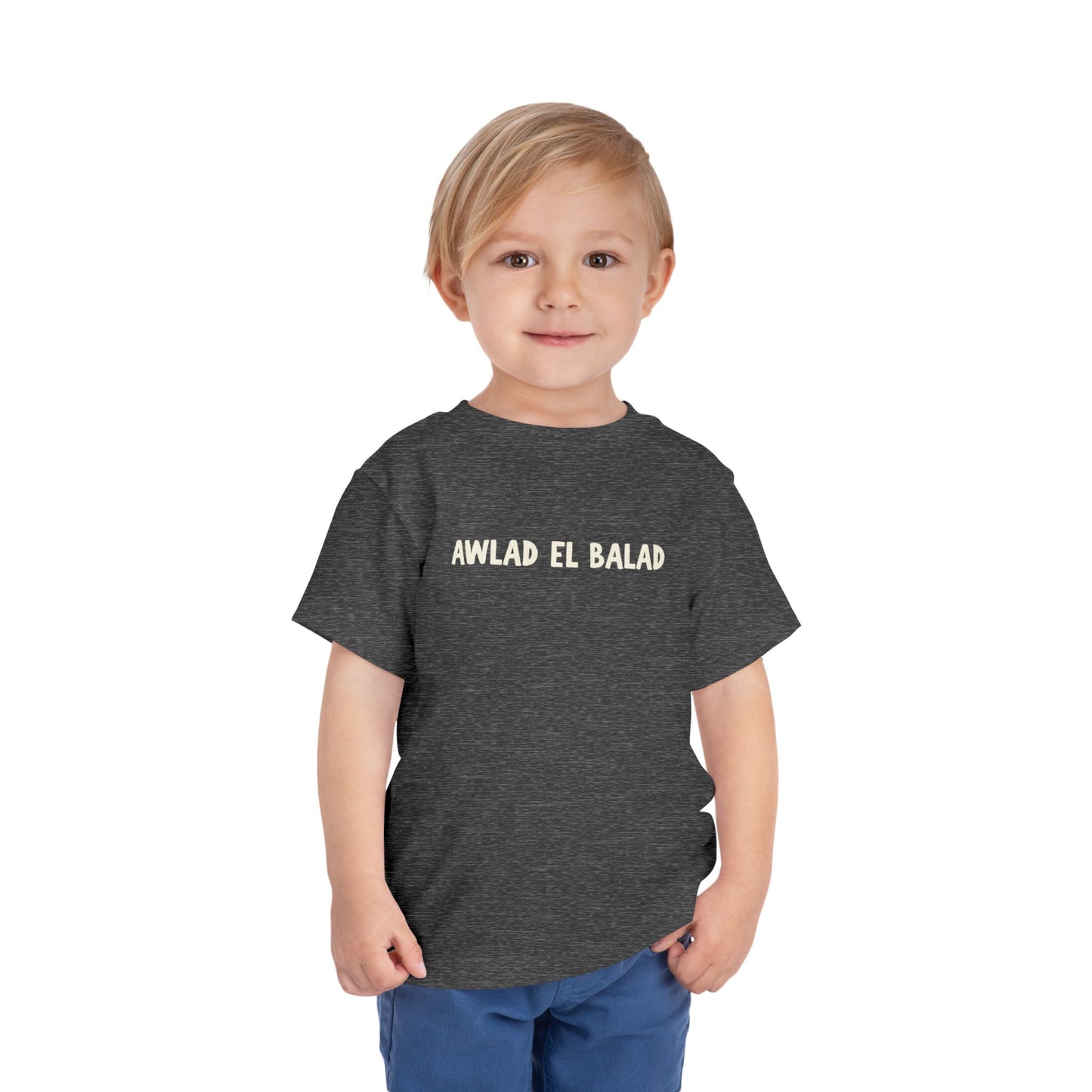 'Awlad El Balad' 'Children of the Land' Toddler Tee | Arab Hyphenated™ Staple