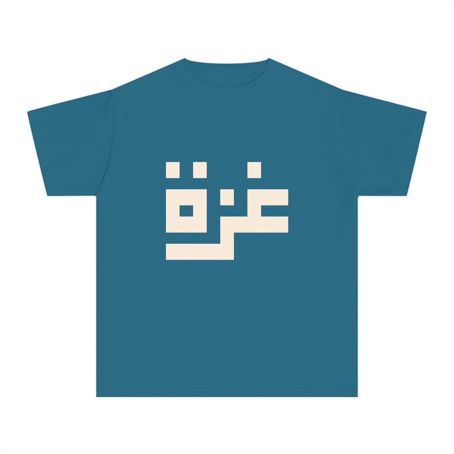 'Gaza in Pixels' - Youth Heritage Cotton Graphic Tee