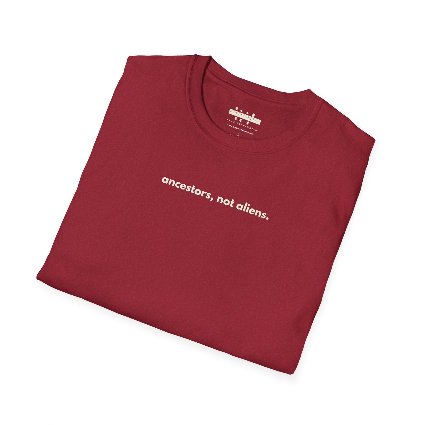 Ancestors Tribute T-Shirt (Syrian Immigrant, Ellis Island, 1926) | Alien Nation™