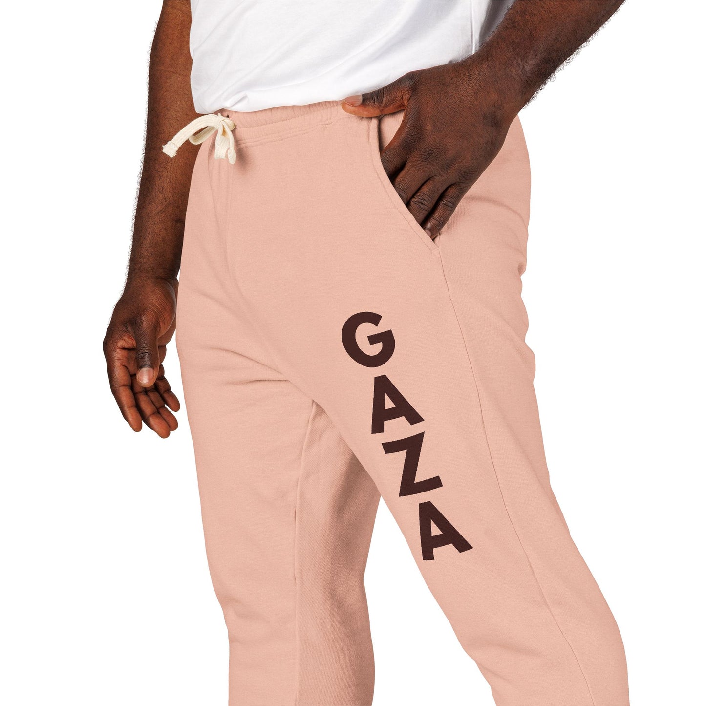 Joggers for Gaza – Unisex Cotton Fleece Sweatpants for Comfort & Solidarity