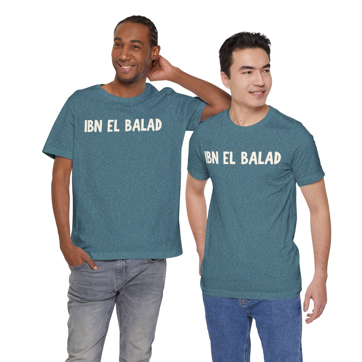 'Ibn El Balad' 'Son of the Land' Jersey Cotton Jersey Tee | Arab Hyphenated™ Staple