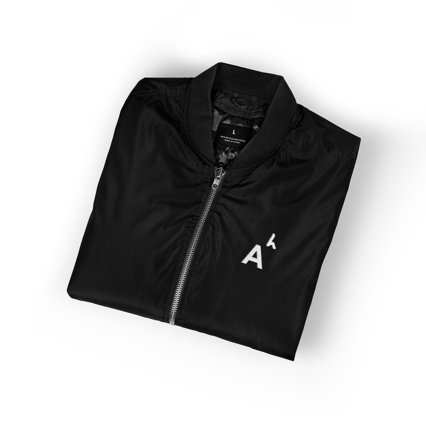 Arab Hyphenated™ Minimalist Eco-Friendly Embroidered Designer Bomber Jacket