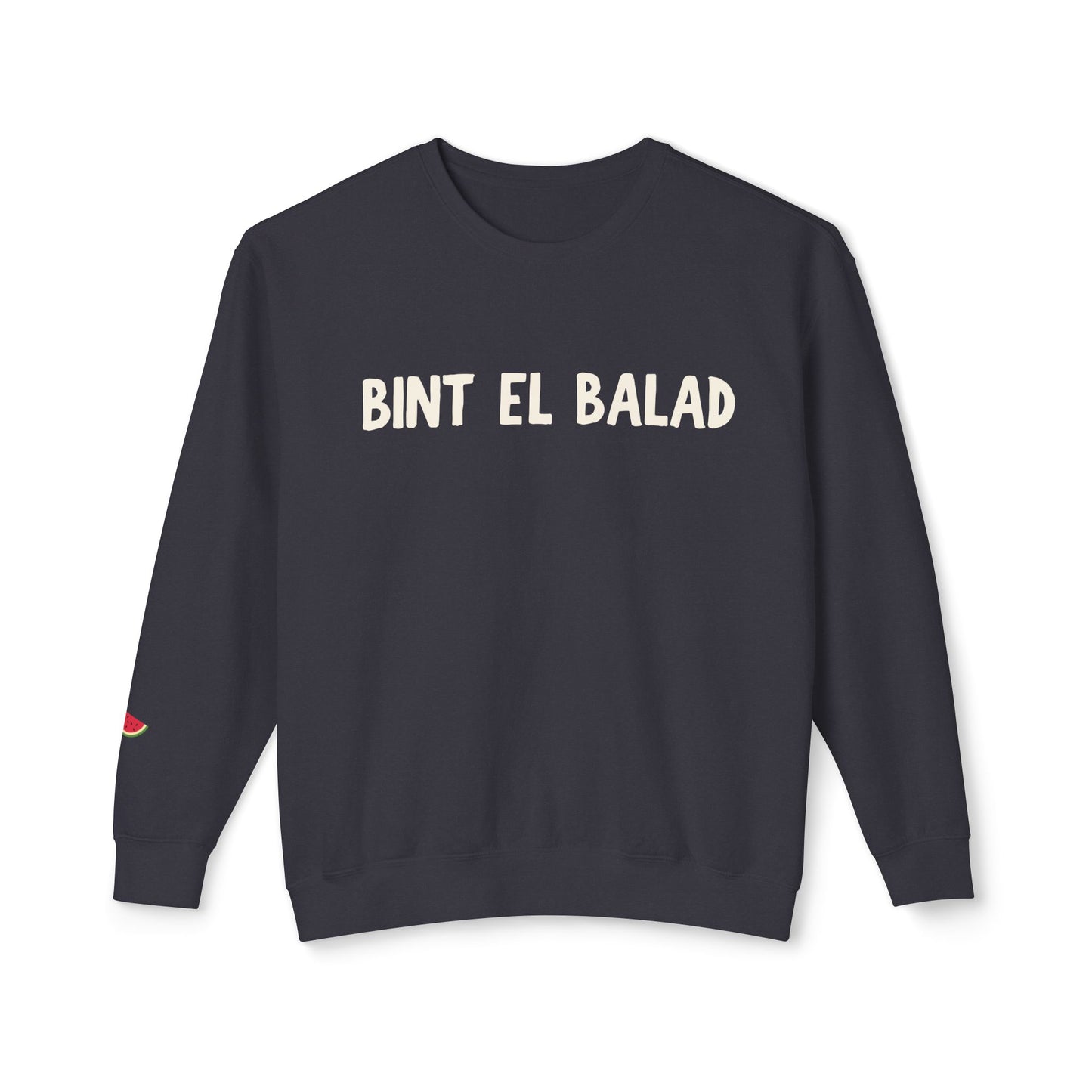 'Bint El Balad' | 'Daughter of the Land' | Cotton Lightweight Sweatshirt | Arab Hyphenated