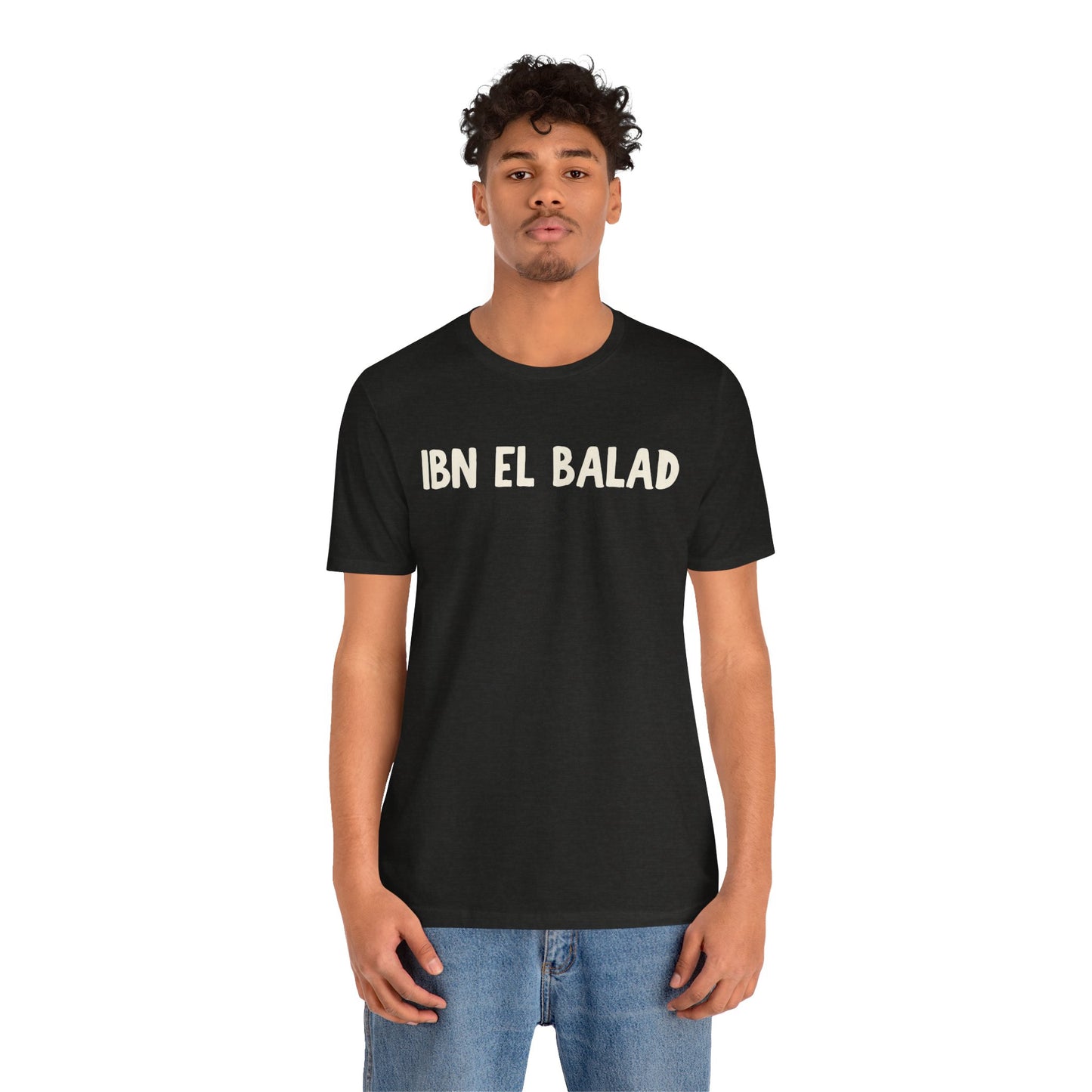 'Ibn El Balad' 'Son of the Land' Jersey Cotton Jersey Tee | Arab Hyphenated™ Staple