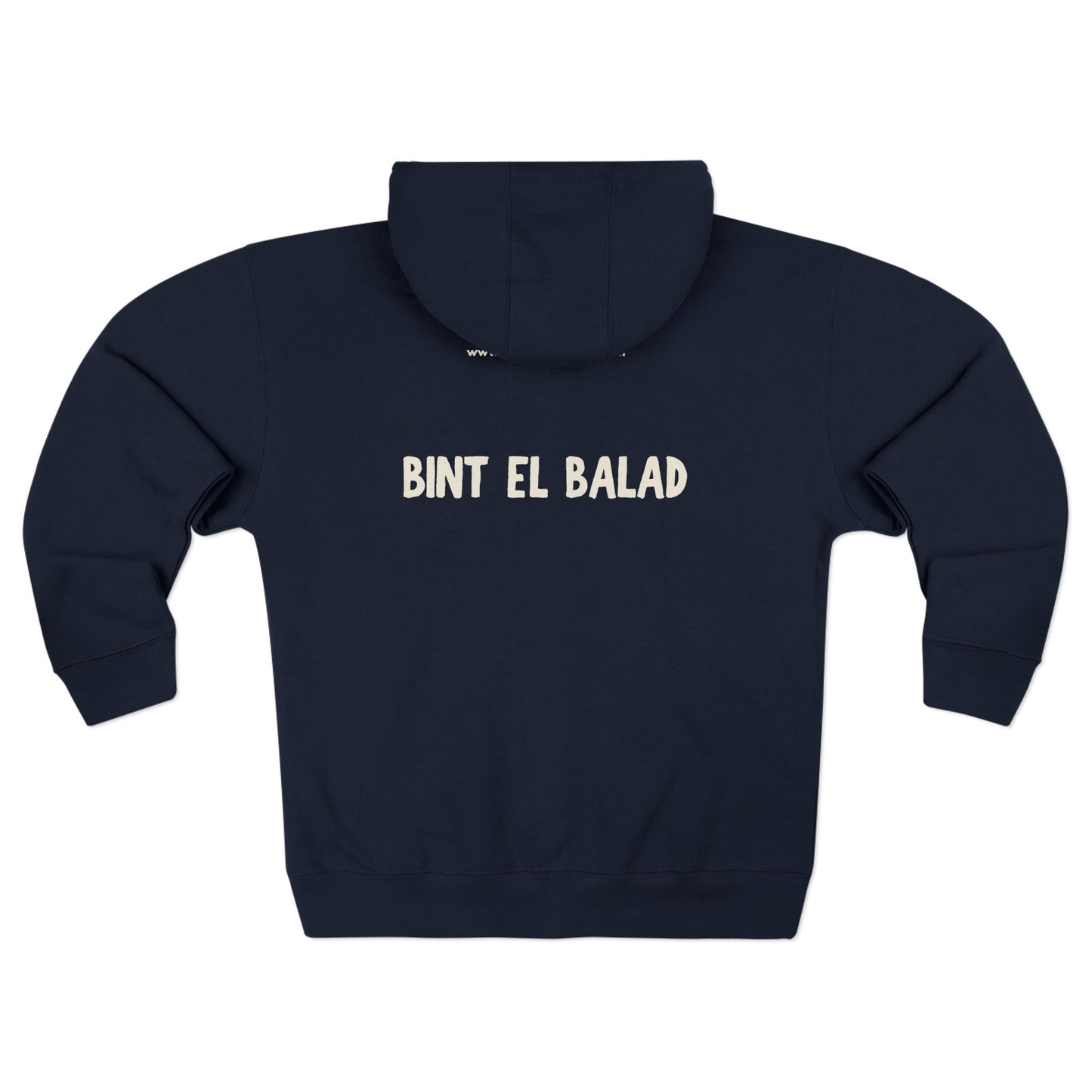 Ode to Palestine "Bint el Balad" | "Daughter of the Land" | Zip Hoodie