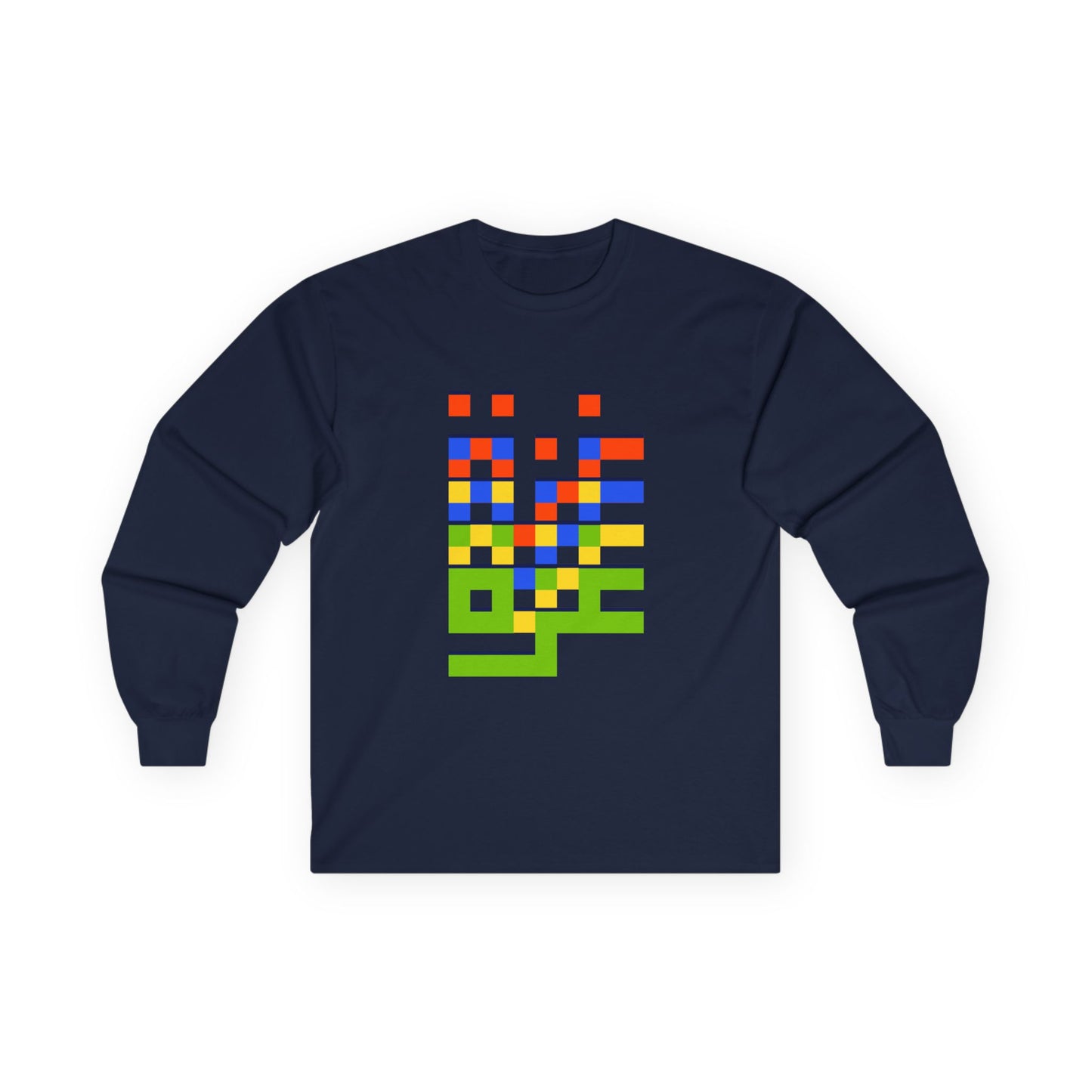 Gaza in Color and Pixels | Unisex Eco-friendly Long Sleeve T-Shirt