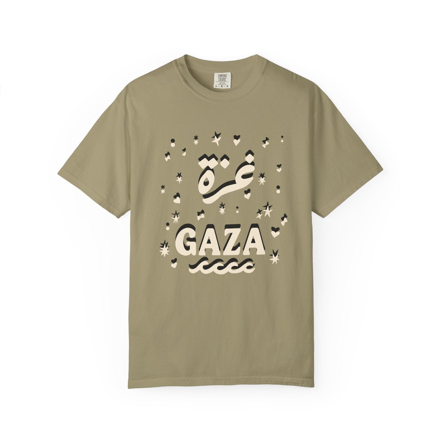 "Starry Night in Gaza" (Arabic and English) Unisex T-Shirt