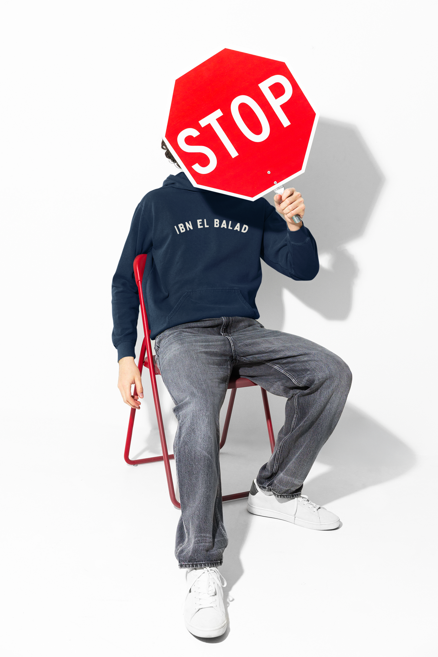 Ibn el Balad™ Organic Recycled Pullover Hood - Embroidered