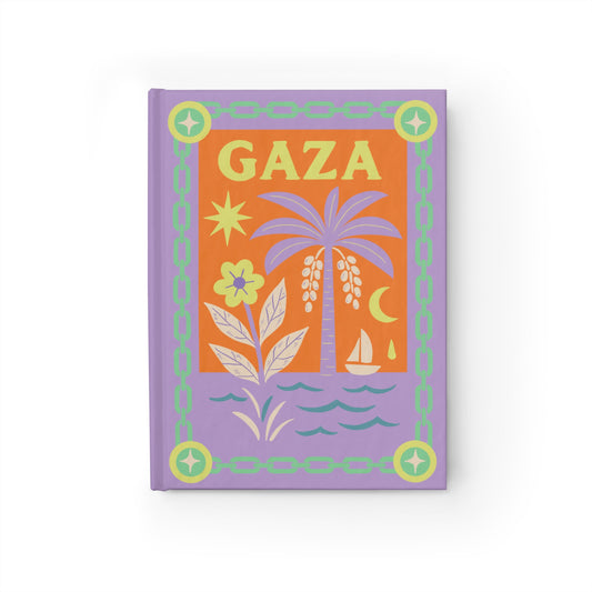 For Gaza, For Memory and Hope – Premium Ruled Journal in Light Lilac