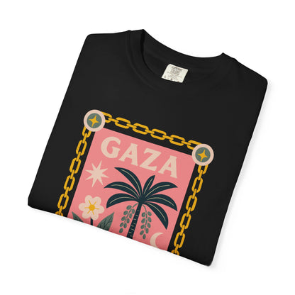 Gaza 'Break the Chains' Unisex Graphic T-Shirt | Front Print