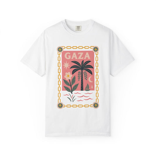 Gaza 'Break the Chains' Unisex Graphic T-Shirt | Front Print