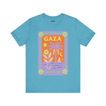 Gaza 'Break the Chains' Graphic Tee (Unisex) | Front Pastels Print