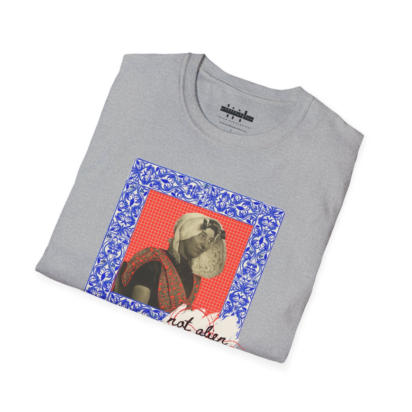 'Not Aliens' Tribute Cotton T-Shirt | Dutch Immigrant, Ellis Island | Front & Back Print