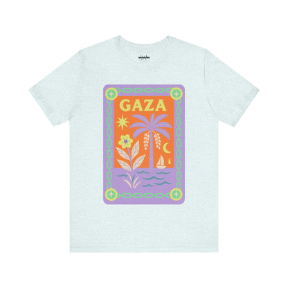 Gaza 'Break the Chains' Graphic Tee (Unisex) | Front Pastels Print