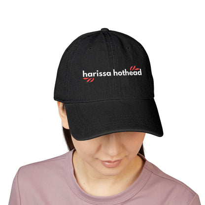 "Harissa Hothead" Organic Embroidered Baseball Cap