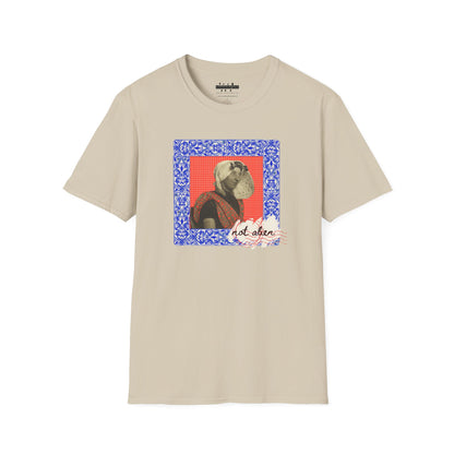 'Not Aliens' Tribute Cotton T-Shirt | Dutch Immigrant, Ellis Island | Front & Back Print